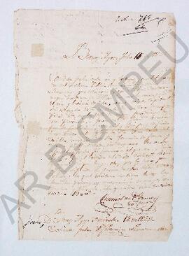 [Escritura de la venta de una casa en la Villa de Luján] 1822