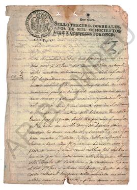 [Copia del Testamento de Francisco Antonio Gómez del Olmo] 1818
