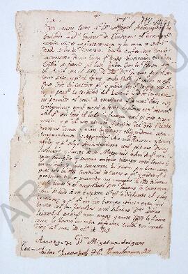 [Escritura de la venta de un terreno en la Villa de Luján] 1801