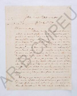 [Carta de Ramón Basabilbaso a Francisco Javier Muñiz] 1850