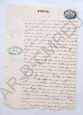 [Escritura de venta de un terreno a Pedro Salaberry] 1858