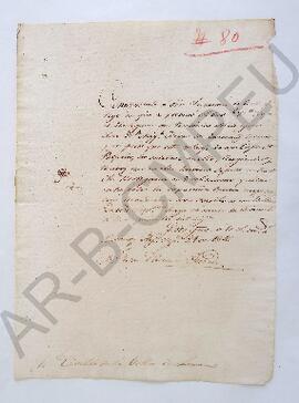 [Nota de Juan Florencio Terrada dirigida al Cabildo de la Villa de Luján] 1816
