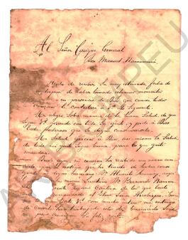 [Carta del Padre Jorge María Salvaire a Manuel Namuncurá] 1875