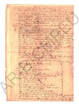 [Inventario de la Comisaría de la Villa de Luján] 1827