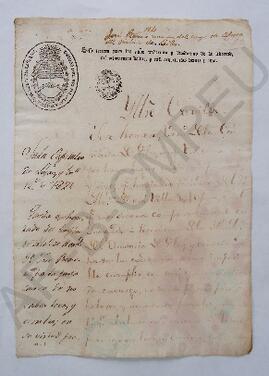 [Renuncia dirigida al Cabildo de la Villa de Luján] 1821